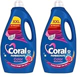 Coral Colorwaschmittel Optimal Color XXL Flüssigwaschmittel für länger...
