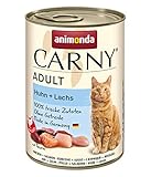 animonda Carny Adult Huhn + Lachs (6 x 400 g), Katzennassfutter für...