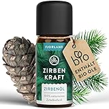 FJORLAND® Zirbenöl BIO naturrein 10ml - [ECHTES ZIRBENÖL] naturreines...