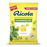 Ricola Zitronenmelisse, 75g Beutel Original Schweizer Kräuter-Bonbons mit...
