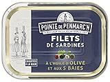 Sardinenfilets mit der Mischung aus fünf Arten der Pfefferbeeren in...