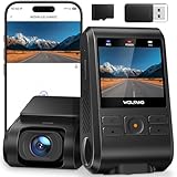 WOLFANG Dashcam, Mini 2.5K 1440P WiFi Dash Cam mit 32GB SD Karte, Ultra...