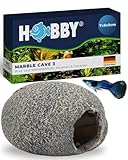 HOBBY Aquaristik Marble Cave 3 I 7 x 6 x 5 cm I Brut- und Versteckhöhle...