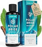 FJORLAND® Polarbrise BIO Saunaaufguss Eukalyptus, Minze, Cedernholz 100 ml...