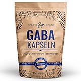 GABA Kapseln Hochdosiert– 500 mg pro Kapseln - 270 Kapseln Je 500 mg -...