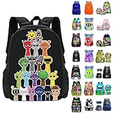 Sp𝒓u𝒏𝒌𝒊 Kinderrucksäcke,Schulrucksack Mädchen Jungen Leicht...