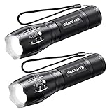 GEARLITE LED Taschenlampe Batteriebetrieben 2 Stück, 3500 Lumen...