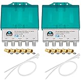2X PRO DiseqC Schalter Switch 4/1 mit Wetterschutzgehäuse HB-DIGITAL 4X...