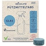 oecolife Glasreiniger Putzmittel Tabs, 3x Reiniger für Glas, plastikfrei,...