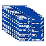 kwoifioy Werkzeugkasten Organisation Magnetische Etiketten 80 Große...