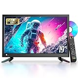 DESOBRY 19 Zoll Kleine Fernseher mit DVD Player integriert, 1080P Outdoor...