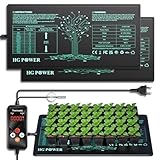 HG Power Heizmatte mit Thermostat - 2 Heizmatten mit 1 Controller,...