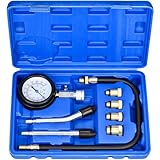 HATANSE Kompressionstester Kompressionsprüfer Benzin mit 4 Adapter M10 M12...