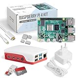 Raspberry Pi 4 4GB Starter-Kit | 64GB Edition | Offizielles Netzteil 15W |...