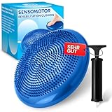 Retoo Ballsitzkissen mit Pumpe, 34cm Durchmesser, Balancekissen,...