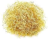 Engelshaar 15 gr. gelockt Lametta Gold für Weihnachten Advent Deko...