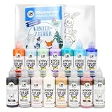 LM-Kreativ Window Color 15er Set - Winterzauber - mit 13 Farben, 2 Konturen...