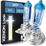 Gread - 2x H7 Halogen Lampen - super-white - 8500k 55W E-Prüfzeichen -...