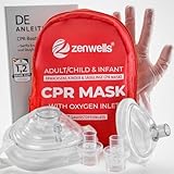 CPR Beatmungsmaske Erste Hilfe Set für Erwachsene/Kinder und Säuglinge -...