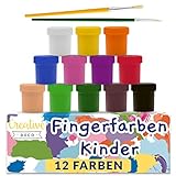 Creative Deco Fingerfarben Kinder Ungiftig Bastel-Farbe Plakat-Farbe Set |...