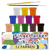 Creative Deco Fingerfarben Kinder Ungiftig Bastel-Farbe Plakat-Farbe Set |...