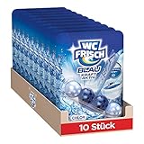 WC FRISCH Kraft Aktiv Blauspüler Chlor (10er Pack), WC Reiniger mit...