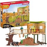 schleich 42507 WILD LIFE Abenteuerstation, NatGeo Special Edition, 68 Teile...