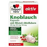 Doppelherz Knoblauch Kapseln mit Mistel + Weißdorn 60 mg/ 24 mg/ 54 mg -...