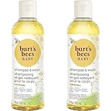 Burt's Bees Baby Shampoo & Waschgel, Parfümfreie, sanfte Babyseife, 236.5...