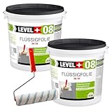Level Plus 08 Flüssigfolie, Dichtfolie, 50 kg Dichtmasse Wasserdicht,...