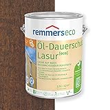 Remmers Öl-Dauerschutz-Lasur [eco] palisander, 2,5 Liter, Öko Holzlasur...