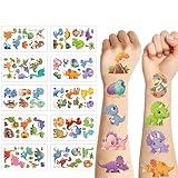 ChicAppeal 10 Blätter GlitzerTattoos Set für Kinder, Dino Kindertattoos...