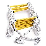 Aoneky Feuerleiter 5M/10M mit Karabiner, maximale Belastung 300KG,...