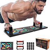 GLKEBY Push Up Board, Faltbares 12 in 1 Tragbares Push-up-Rack-Board,...