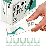 Praknu 220 Zigarettenfilter 8mm - Handlich verpackt in 10er Box - Effektive...