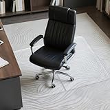 Bodenschutzmatte Bürostuhl für Teppiche, PVC-Faltstuhl-Bodenschutz,...