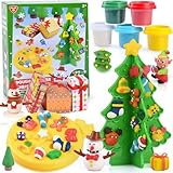 PLAY Weihnachten Knete Set für Kinder - Knete Zubehör knete ab 3 jahre...