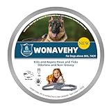 2 Pack Zecken- & Flohschutz Halsband Hunde 74 cm 10KG Flohschutzhalsband...