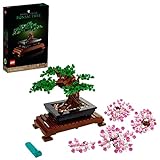 LEGO Icons Bonsai Baum Set für Erwachsene, Pflanzen Home Deko Set mit...