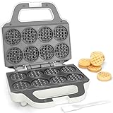 SugarWhisk Mini-Waffelmaschine, Waffeleisen für Kinder, backt 8 x 5cm...