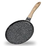 JEETEE Crepe Pfanne 24cm, Granit-Antihaftbeschichtung Pancake Pfanne,...