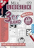 Mix Logik 3er-Band.Bd.9: Inhalt: Mix Logik Nr. 38 + 39 + 40. 486 Rätsel