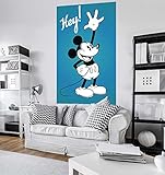 Komar Disney Vlies Fototapete MICKEY HEY | 120 x 200 cm | Tapete, Wand...