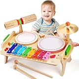 Sweet time Kinder Trommel Set, Musikinstrumente Kinder Set Musik...