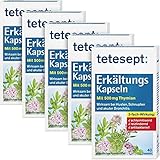 tetesept Erkältungs Kapseln – Wirksam bei Husten, Schnupfen und akuter...