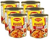 MAGGI Ravioli in Tomatensauce, Teigtaschen gefüllt mit würzigem Fleisch,...