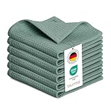 Blumtal® Geschirrtücher 30x30 cm im 6er Set - 100% Baumwolle,...