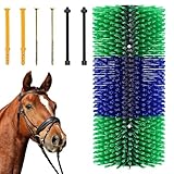 Kratzbürste Pferde für Vieh, Kuhbürste, Rinderkratzer, Pferdebürste und...