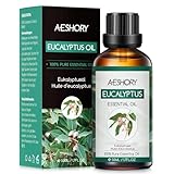 AESHORY Eukalyptus Ätherisches Öl 50ML, Natürliches Eukalyptusöl...