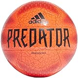 adidas Unisex-Adult Training Predator Soccer Ball, Solar Red/Red/Black, 4